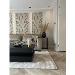 Maatwerk Velvet Vloerkleed Zand blinde band