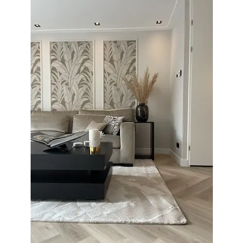 Maatwerk Velvet Vloerkleed Zand blinde band