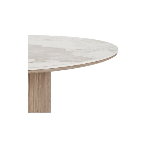 Eettafel Athen Rond Marmer Zand 120 Eettafel Athen Rond Marmer Zand 120