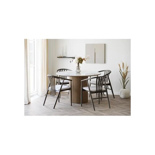 Eettafel Athen Rond Marmer Zand 120 Eettafel Athen Rond Marmer Zand 120