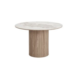 Eettafel Athen Rond Marmer Zand 120 Eettafel Athen Rond Marmer Zand 120