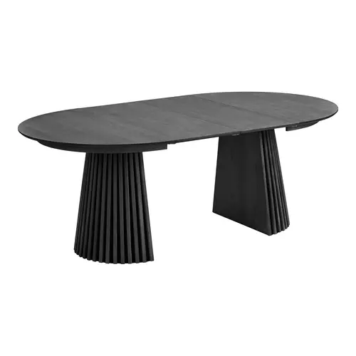Arte Osako Eettafel Black Ovaal - Rond 120cm tot 200cm