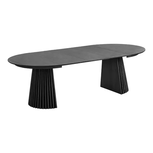 Arte Eettafel Black Ovaal - Rond 120cm tot 240cm Arte Eettafel Black Ovaal - Rond 120cm tot 240cm