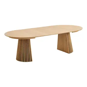 Arte Osaka Natural Eettafel Ovaal - Rond 120cm tot 240cm
