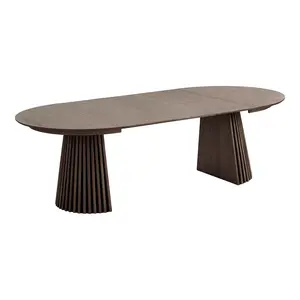 Arte Osako Eettafel Brown Ovaal - Rond 120cm tot 250cm Arte Osako Eettafel Brown Ovaal - Rond 120cm tot 250cm