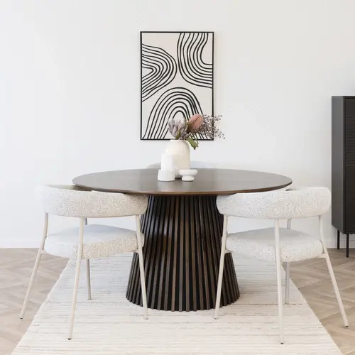 Arte Eettafel Brown Rond 140
