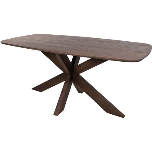 Eettafel Deens Ovaal 200 Acacia Marron Brown
