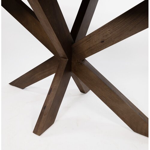 Eettafel Deens Ovaal 200 Acacia Marron Brown