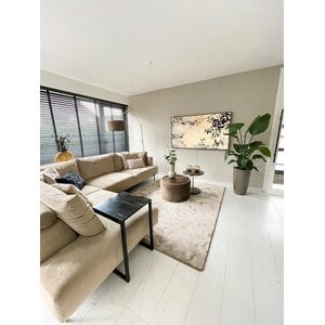 Velvet Vloerkleed Champagne Deluxe Velvet Vloerkleed Champagne Deluxe