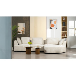 Organische Hoekbank Gentle Roma Ivory Organische Hoekbank Gentle Roma Ivory