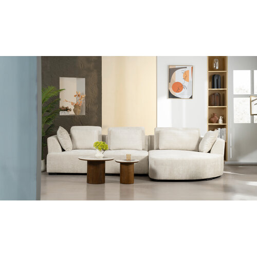 Organische Hoekbank Gentle Roma Ivory Organische Hoekbank Gentle Roma Ivory