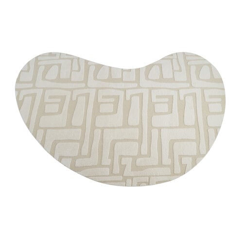 Vloerkleed Japandi Fluffy Flair Organisch Zand Vloerkleed Japandi Fluffy Flair Organisch Zand