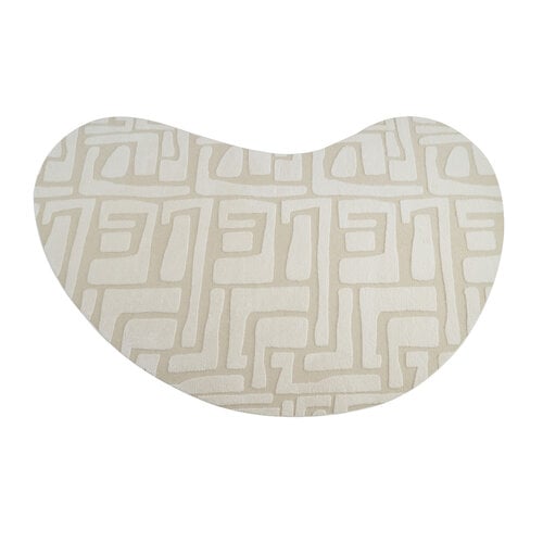 Vloerkleed Japandi Fluffy Flair Organisch Zand 200x290 Vloerkleed Japandi Fluffy Flair Organisch Zand 200x290