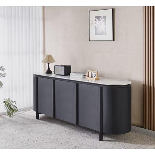 Dressoir Malta Zwart 200