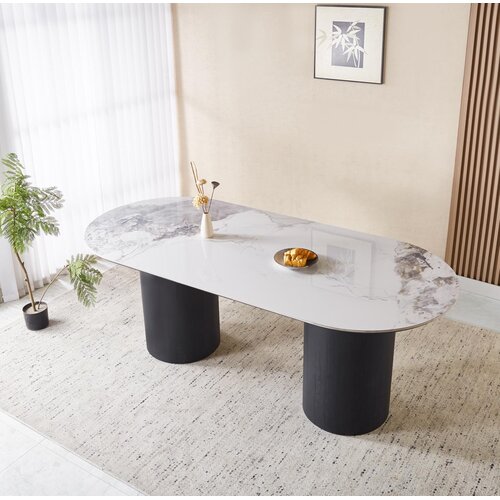 Eettafel Malta Zwart 200 Eettafel Malta Zwart 200