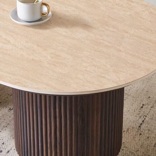 Salontafel Dubai Kimberly Travertin 130