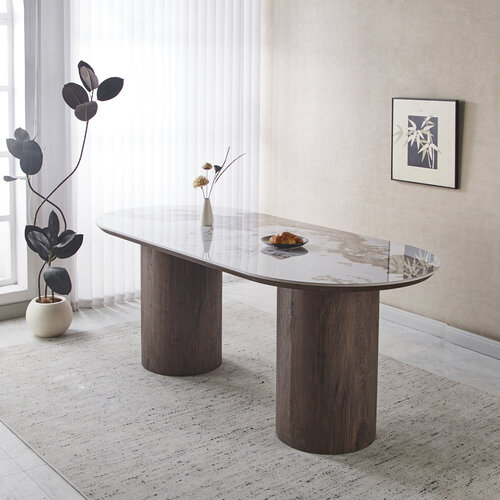 Eettafel Malta Zand 160 Deluxe