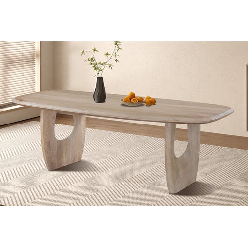 Eettafel Monza 200CM Deens Ovaal Mango Hout