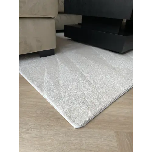 Maatwerk Velvet Vloerkleed Organisch Ivoor