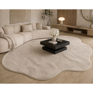 Maatwerk Velvet Vloerkleed Organisch Zand Maatwerk Velvet Vloerkleed Organisch Zand