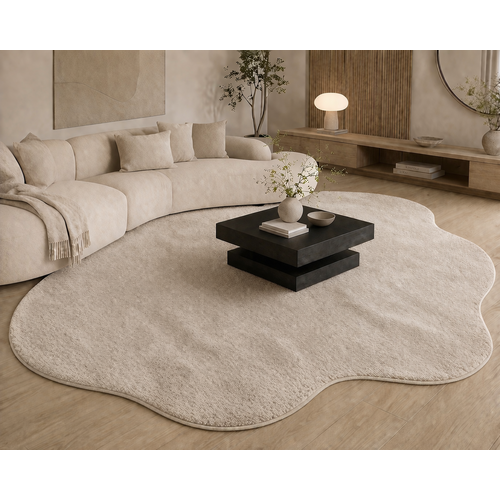 Maatwerk Velvet Vloerkleed Organisch Zand