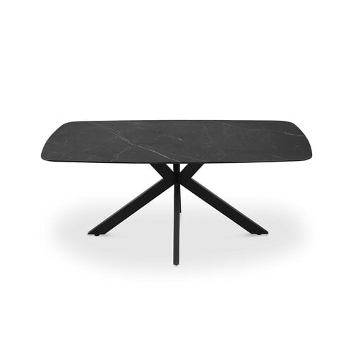 Eettafel Amber Deens Ovaal Zwart Steen 180 Eettafel Amber Deens Ovaal Zwart Steen 180