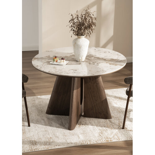 Eettafel Liza Zand Rond 120