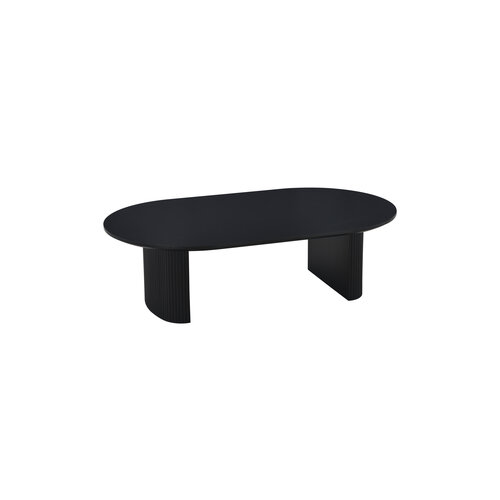 Salontafel Luna Ovaal Zwart 120