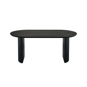 Eettafel Luna Ovaal Zwart 180