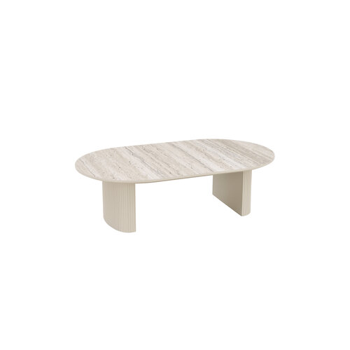 Salontafel Luna Travertin Beige 120