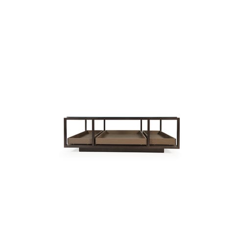 Zaza Salontafel Smoke Brons 3 Delige Lades 140 Zaza Salontafel Smoke Brons 3 Delige Lades 140