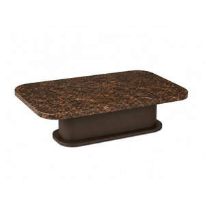 Zaza Salontafel Rechthoek Milano Marmer Brons 140 Zaza Salontafel Rechthoek Milano Marmer Brons 140