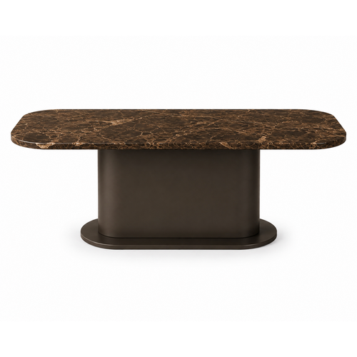 Zaza Eettafel Milano Marmer Brons 210 Zaza Eettafel Milano Marmer Brons 210