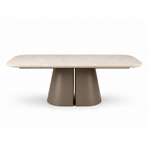 Zaza Eettafel Ovaal Novelle Travertin Brons 180 Zaza Eettafel Ovaal Novelle Travertin Brons 180