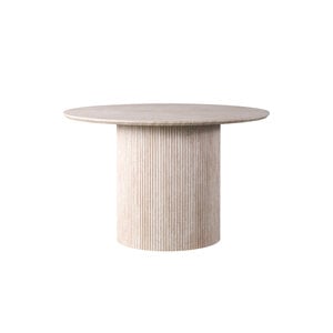 Eettafel Supreme Travertin Look rond 120