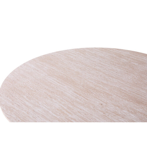 Salontafel Supreme Travertin Look Rond