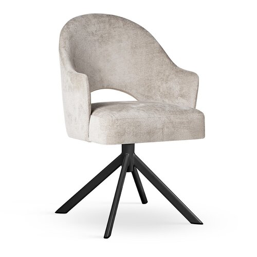 Eetkamerstoel Goda Draaibaar Beige