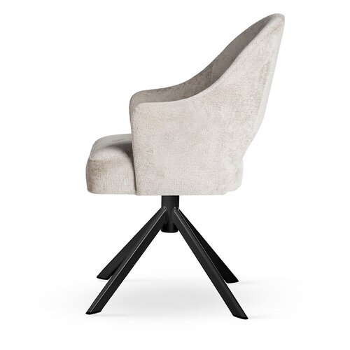 Eetkamerstoel Goda Draaibaar Beige