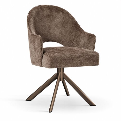 Eetkamerstoel Goda Draaibaar Taupe Andonic Brown Eetkamerstoel Goda Draaibaar Taupe Andonic Brown
