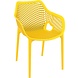 Siesta Siesta Air XL Stapelbare Tuinstoel met Armleuning Geel Siesta Siesta Air XL Stapelbare Tuinstoel met Armleuning Geel