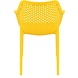 Siesta Siesta Air XL Stapelbare Tuinstoel met Armleuning Geel Siesta Siesta Air XL Stapelbare Tuinstoel met Armleuning Geel