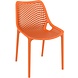Siesta Siesta Air Stapelbare Tuinstoel Oranje Siesta Siesta Air Stapelbare Tuinstoel Oranje
