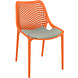 Siesta Siesta Air Stapelbare Tuinstoel Oranje Siesta Siesta Air Stapelbare Tuinstoel Oranje
