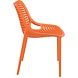 Siesta Siesta Air Stapelbare Tuinstoel Oranje Siesta Siesta Air Stapelbare Tuinstoel Oranje