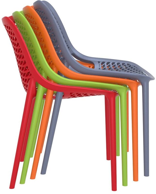 Baratti Baratti Hava Stapelbare Tuinstoel Rood