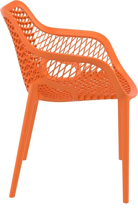 Baratti Baratti Carva Stapelbare Tuinstoel met Armleuning Oranje