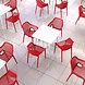 Siesta Siesta Air XL Stapelbare Tuinstoel met Armleuning Rood Siesta Siesta Air XL Stapelbare Tuinstoel met Armleuning Rood