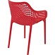 Siesta Siesta Air XL Stapelbare Tuinstoel met Armleuning Rood Siesta Siesta Air XL Stapelbare Tuinstoel met Armleuning Rood