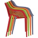 Siesta Siesta Air XL Stapelbare Tuinstoel met Armleuning Wit Siesta Siesta Air XL Stapelbare Tuinstoel met Armleuning Wit