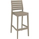 Siesta Siesta Ares Stapelbare Barkruk 75 cm Taupe Siesta Siesta Ares Stapelbare Barkruk 75 cm Taupe